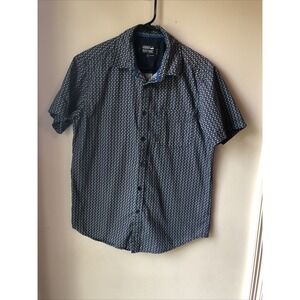 Monument Shirt Men's Medium Casual Button Up Shirt 100% Cotton